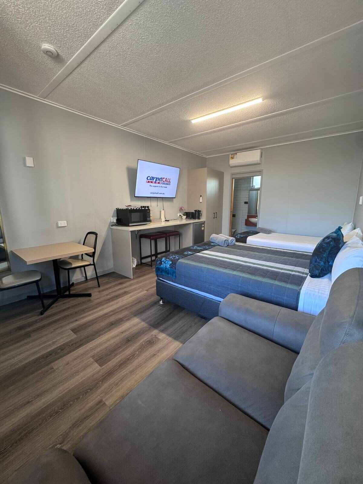 Standard Family Room lounge and desk area